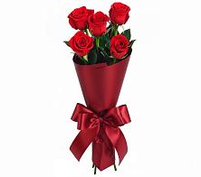 Букет 5 Красных роз Эдлесс Лав в Водоразделе