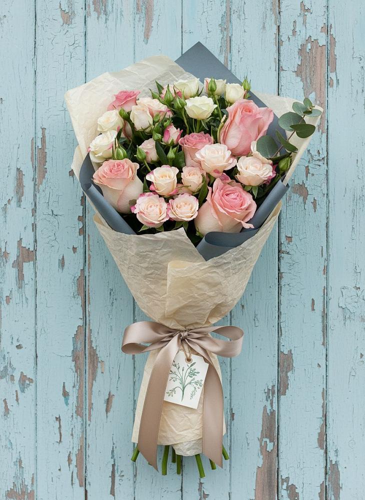 Букет цветов из: Розы в Водоразделе