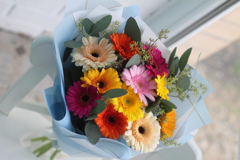 Букет цветов из: Герберы в Водоразделе