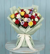 Букет цветов из:  Розы в Водоразделе
