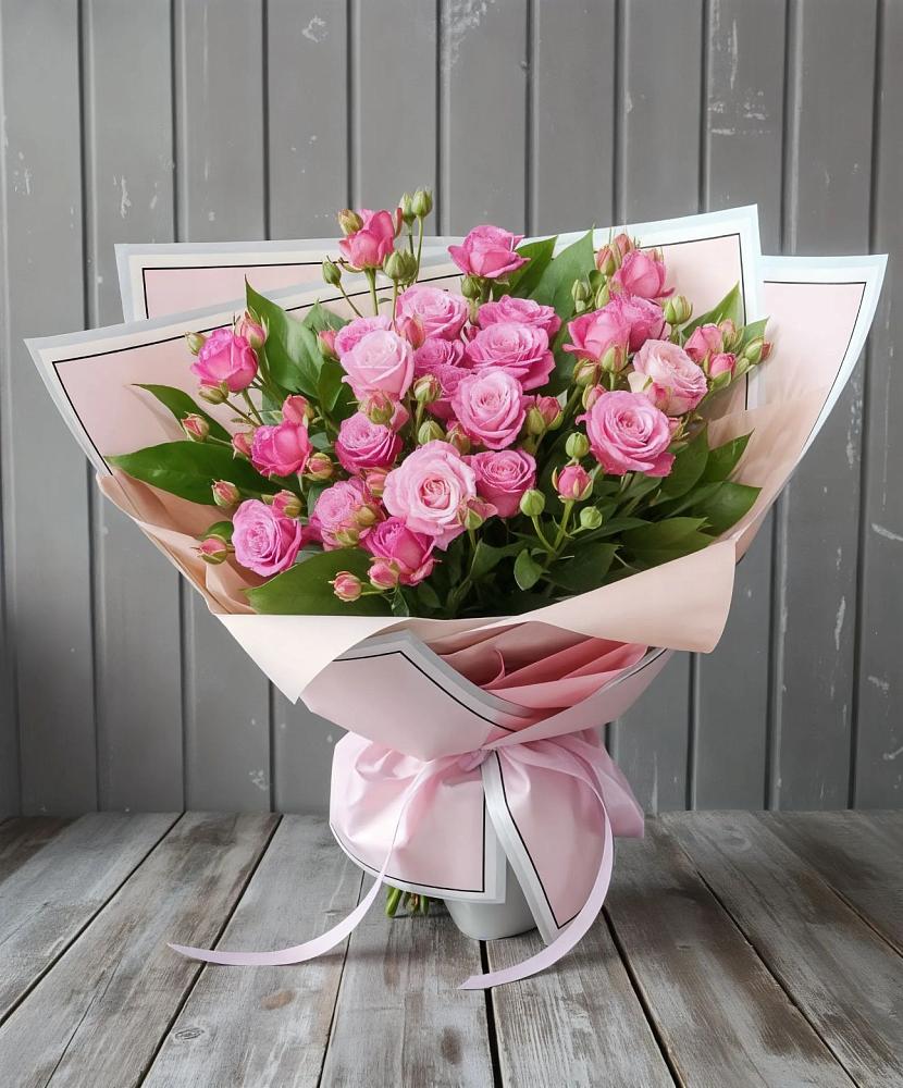 Букет Розовый кустик в Водоразделе