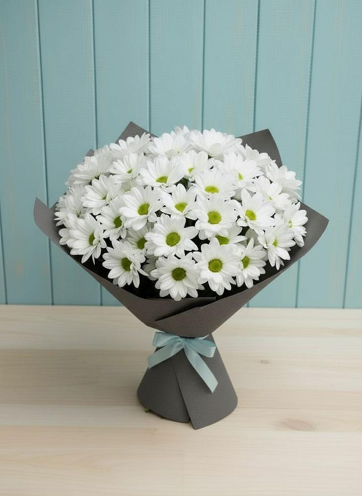 Букет цветов из: Хризантемы в Водоразделе