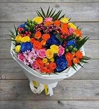 Букет цветов из:  Розы и Хризантемы в Водоразделе