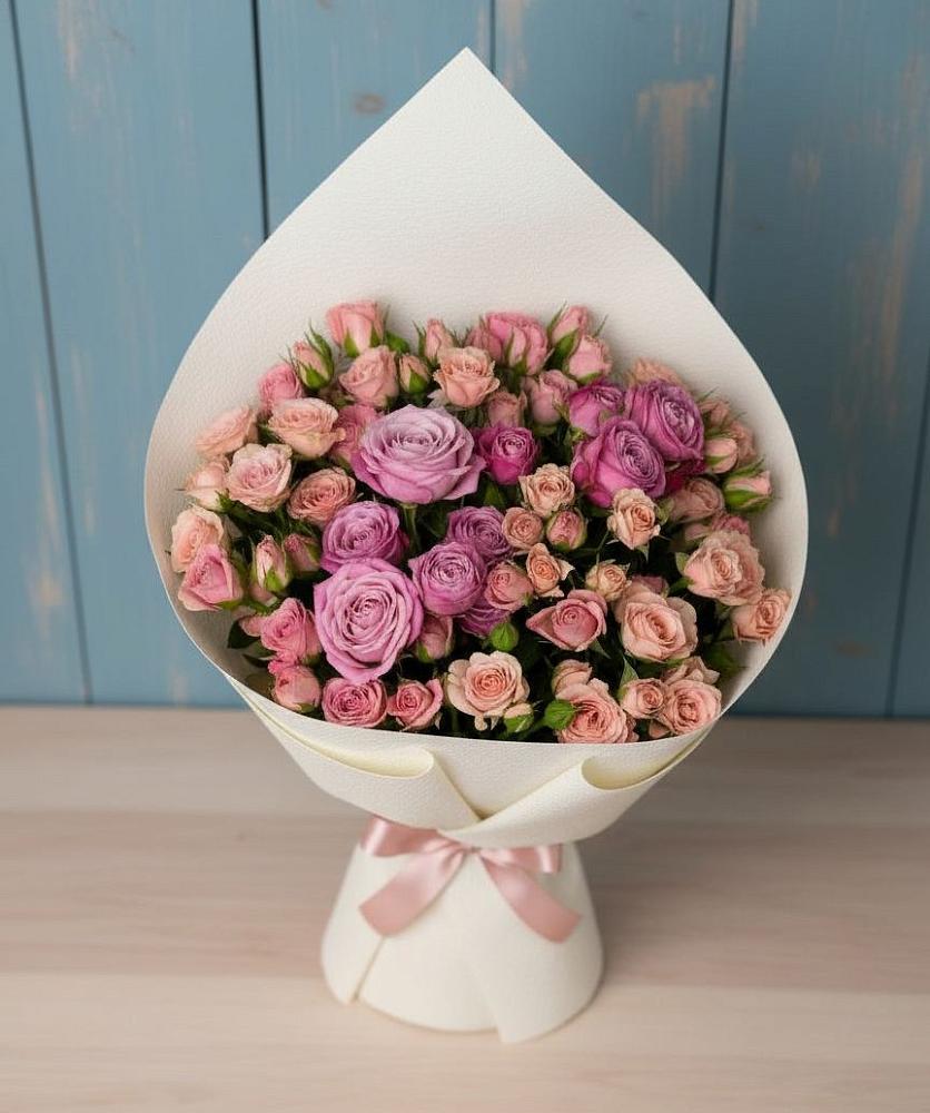 Букет цветов из: Розы в Водоразделе