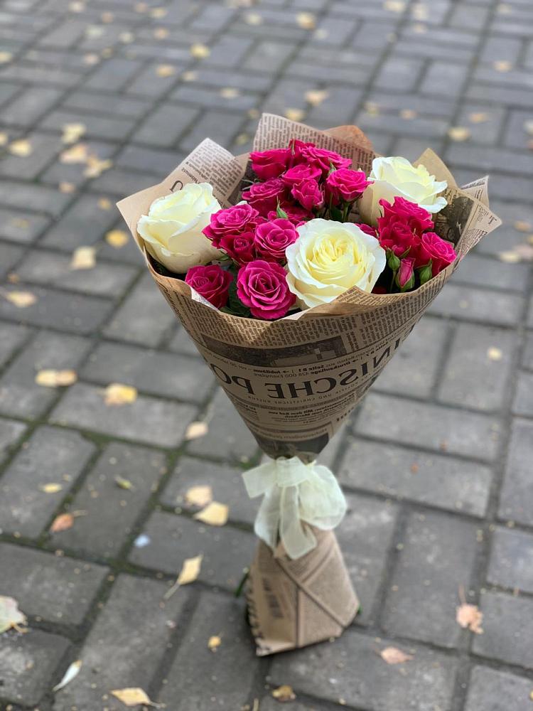 Букет цветов из: Розы в Водоразделе