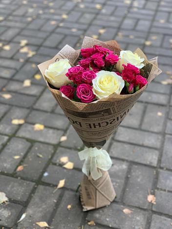 Букет цветов из: Розы в Водоразделе