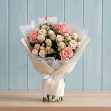 Букет цветов из:  Розы в Водоразделе
